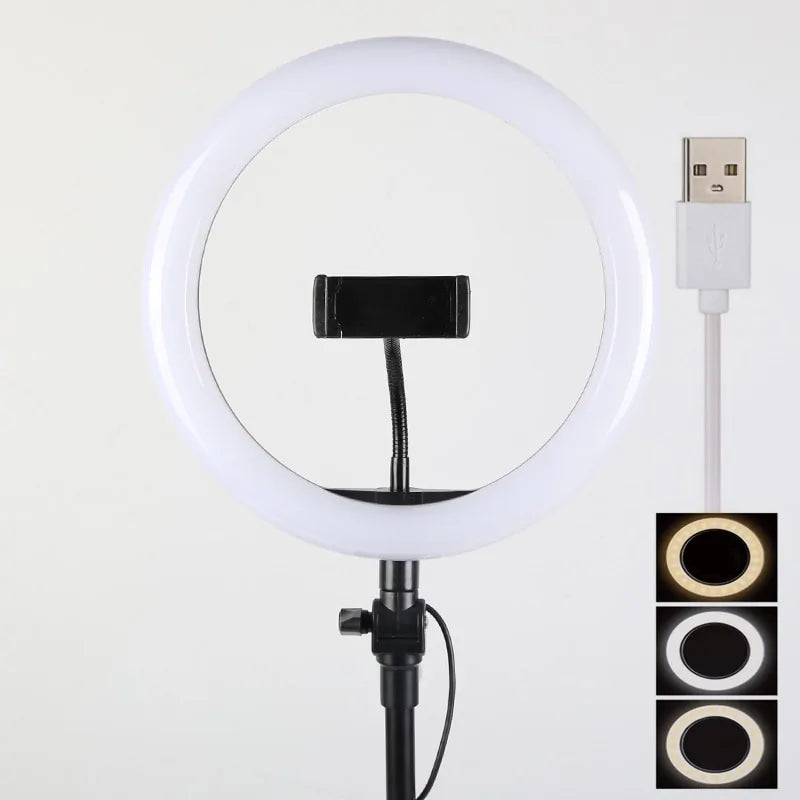USB Charging New Selfie Ring Light