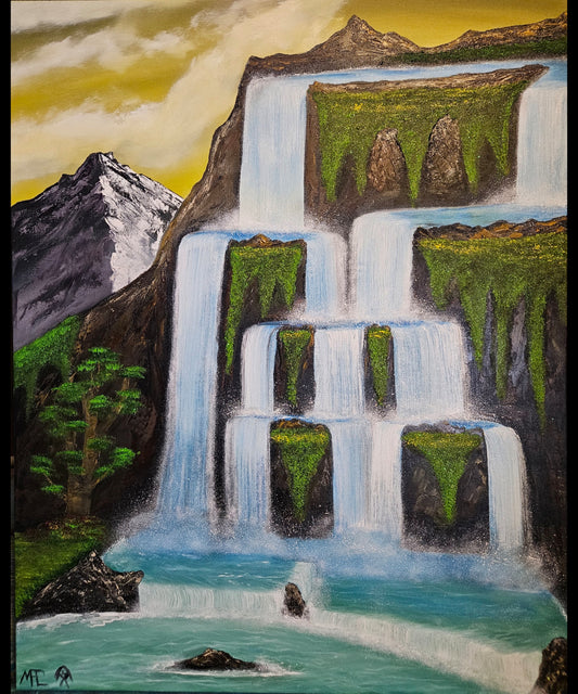 #71 Fairy Falls 24x30 Pro Series Canvas