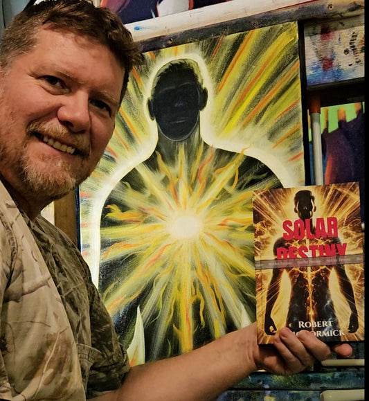 Solar Destiny painting with autographed book!